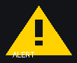 Warning blinking icon